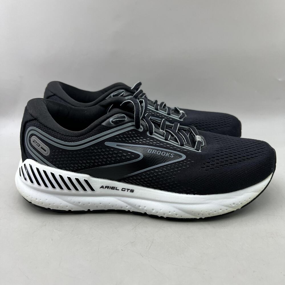 Brooks Ariel GTS 23 Running Shoes Women Size 7.5 B Black Mesh Comfort Sneakers